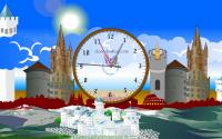 Castle Clock ScreenSaver 2.5 screenshot. Click to enlarge!