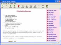 Cat Food Recipes Cookbook Cat Food Recipes 1.0 screenshot. Click to enlarge!