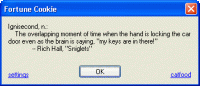 Catfood Fortune Cookies 2.22.0016 screenshot. Click to enlarge!