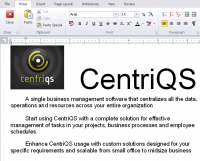 CentriQS 2.1.850.40329 screenshot. Click to enlarge!