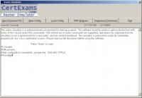 CertExams.com JNet Simulator. 1.0 screenshot. Click to enlarge!