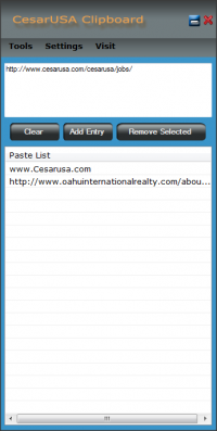 CesarUSA Clipboard 1.7 screenshot. Click to enlarge!