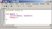 ChScite 1.55 screenshot. Click to enlarge!