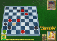 Championship Checkers for Windows 7.40 screenshot. Click to enlarge!