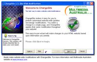ChangeSite 2.5 screenshot. Click to enlarge!