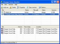Changes Saver 2.2 screenshot. Click to enlarge!