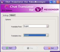 Chat Translator for Yahoo Messenger 4.2.1 screenshot. Click to enlarge!