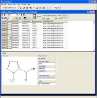 ChemDBsoft Academic Lite screenshot. Click to enlarge!