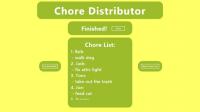 Chore Distributor 1.0.0.0 screenshot. Click to enlarge!