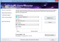 Chris-PC Game Booster 4.05 screenshot. Click to enlarge!