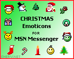 Christmas MSN Emoticons 1.0 screenshot. Click to enlarge!