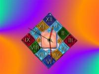 Chroma Clock ScreenSaver 2.3 screenshot. Click to enlarge!