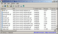 ChromeCacheView 1.75 screenshot. Click to enlarge!