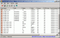 ChromeCookiesView 1.35 screenshot. Click to enlarge!