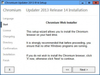 Chromium Updater 2015 Release 4 screenshot. Click to enlarge!