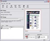 Click2PDF 1.0 screenshot. Click to enlarge!