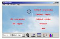 ClickWork 1.5 screenshot. Click to enlarge!