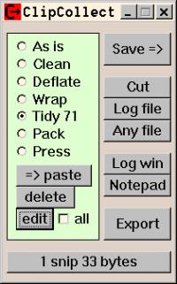 ClipCollect 2.0 screenshot. Click to enlarge!