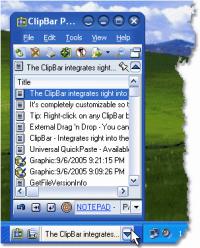 ClipMate Clipboard Extender 7.3.14 screenshot. Click to enlarge!