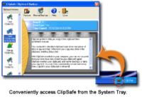 ClipSafe Clipboard Backup 2.5.4 screenshot. Click to enlarge!