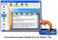 ClipSafe Clipboard Backup 2.5.4 screenshot. Click to enlarge!