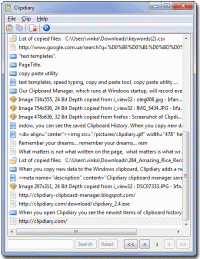 ClipDiary 4.0 screenshot. Click to enlarge!