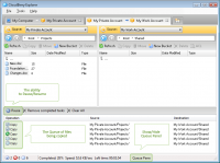CloudBerry Explorer PRO for Amazon S3 3.8.6.26 screenshot. Click to enlarge!