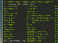 Cmder 1.3.1 screenshot. Click to enlarge!