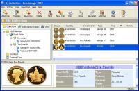 CoinManage UK Coin Collecting Software 2006 screenshot. Click to enlarge!