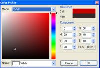 Color Picker ActiveX Control 1.5 screenshot. Click to enlarge!