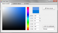 Color Tools 1.3 screenshot. Click to enlarge!