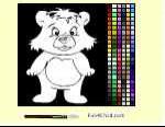 Coloring bear 1 screenshot. Click to enlarge!