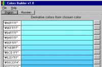 Colors Builder 1.0 screenshot. Click to enlarge!