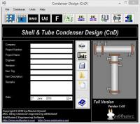 Condenser Design 1.5.0.0 screenshot. Click to enlarge!