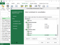Consolidate Worksheets Wizard for Excel 3.1.0.368 screenshot. Click to enlarge!
