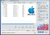 Convert DVD T0 iPod for Mac 2011.1105 screenshot. Click to enlarge!