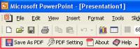 Convert PPT to PDF For PowerPoint 4.00 screenshot. Click to enlarge!