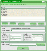 Cool 3GP Converter 5.90 screenshot. Click to enlarge!