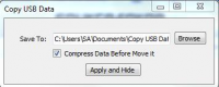 Copy USB Data Portable 1.0.0.0 screenshot. Click to enlarge!
