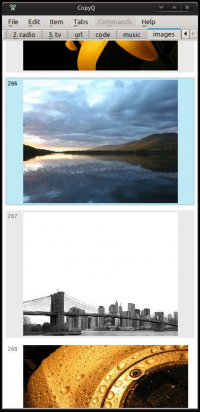 CopyQ Portable 3.0.2 screenshot. Click to enlarge!