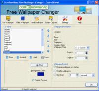 CoreDownload Free Wallpaper Changer 2.2 screenshot. Click to enlarge!