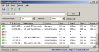 CountryTraceRoute 1.28 screenshot. Click to enlarge!
