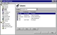 Courier Mail Server 3.05 screenshot. Click to enlarge!