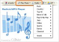 Crawler Radio & MP3 Player 4.5.0.31 screenshot. Click to enlarge!