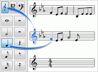 Crescendo Music Notation Editor 1.19 screenshot. Click to enlarge!