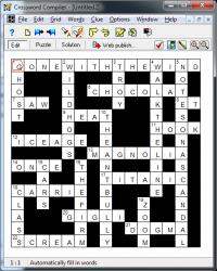 Crossword Compiler 9 screenshot. Click to enlarge!
