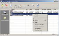 CryptDecrypt 1.17 screenshot. Click to enlarge!