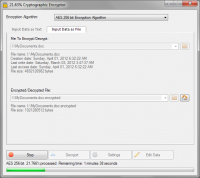 Cryptographic Encryptor Portable 2.0.3.487 screenshot. Click to enlarge!