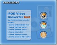 CucusoftiPod Video Converter + DVD to iP 2.1.3 screenshot. Click to enlarge!