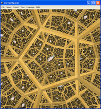 Curved Spaces 3.7.1 screenshot. Click to enlarge!